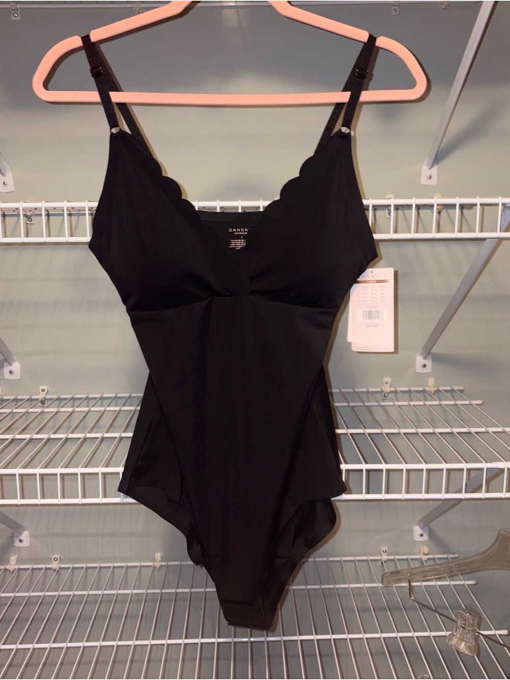 Danskin Black Laser Shaping Bodysuit